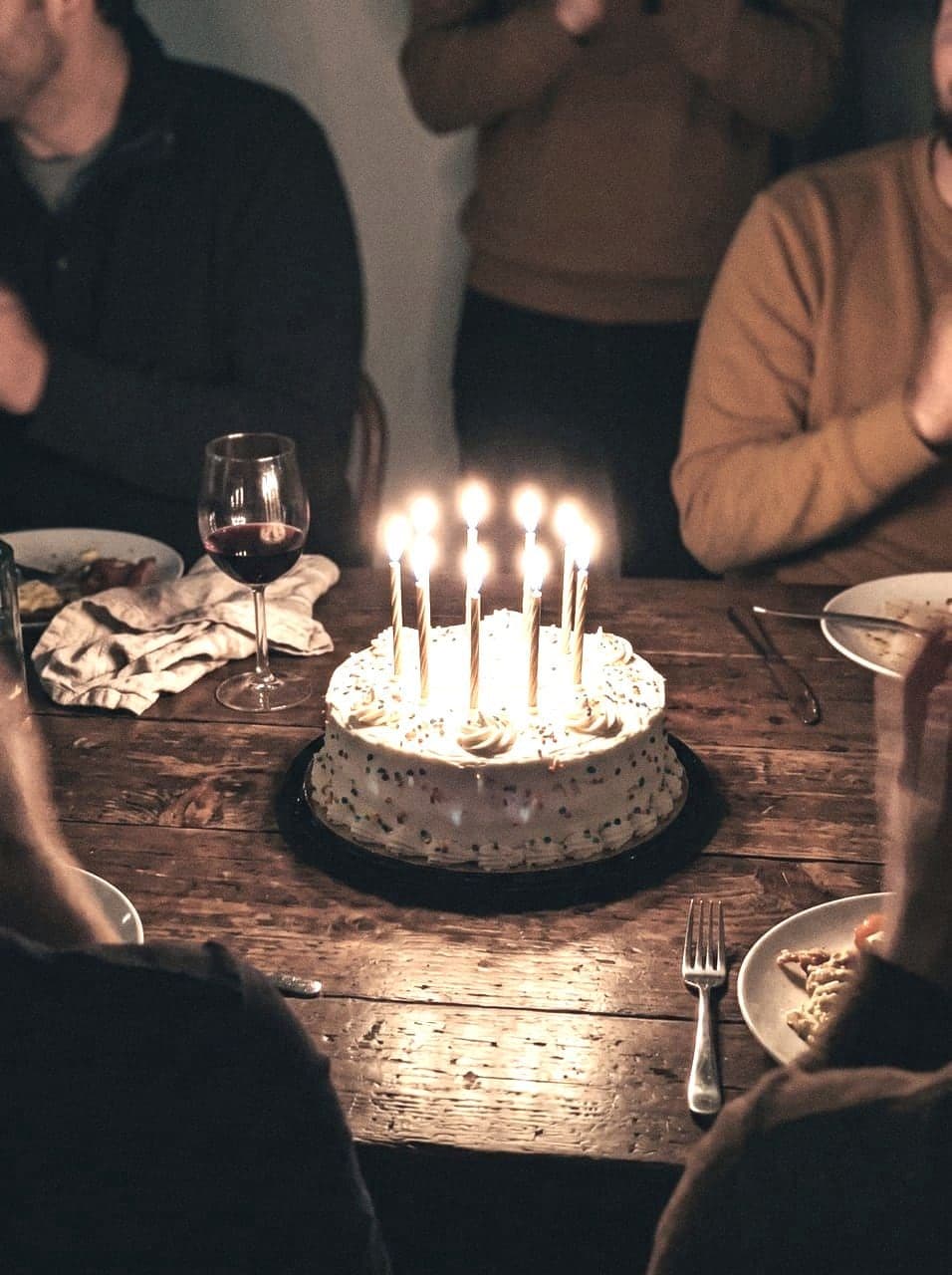A moment from a birthday party